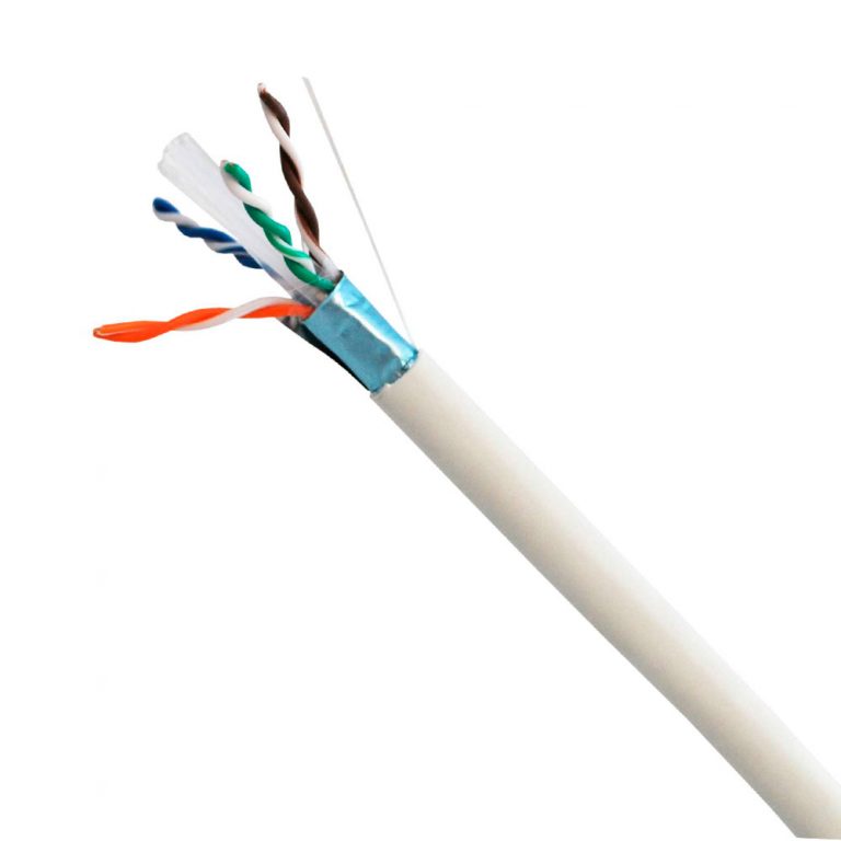 Cable F UTP Cat 6A LSZH 1 IEC 60332 1 305m Blanco Kroton